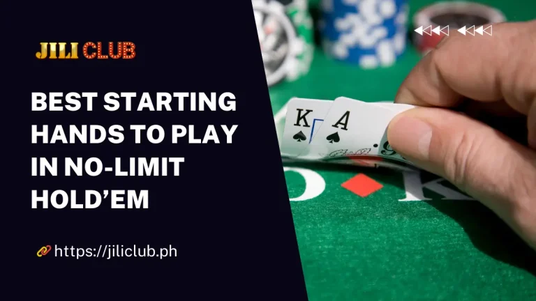 Best Starting Hands to Play in No-Limit Hold’em